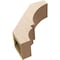 Ekena Millwork 5-inch W x 14-inch D x 14-inch H Balboa Rough Cedar Woodgrain TimberThane Knee Brace, Primed BRCUR05X14X14BOARCPR - alternate 5